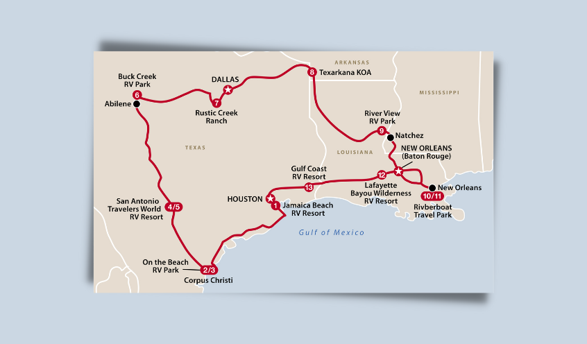 Texas and Louisiana - finished US motorhome tour [COSTS!] – image 1